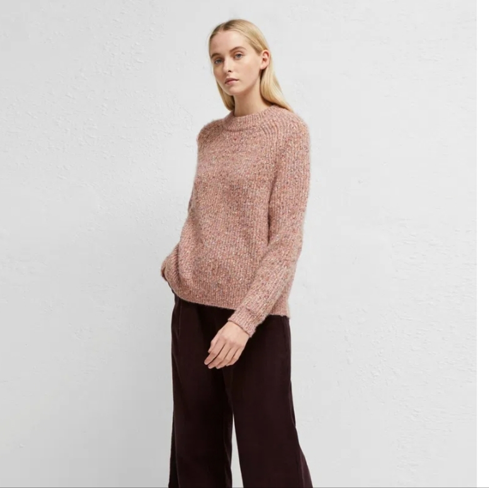 NW French Connection Suvia Knits Crew Neck Sweater Size S Wool Blend